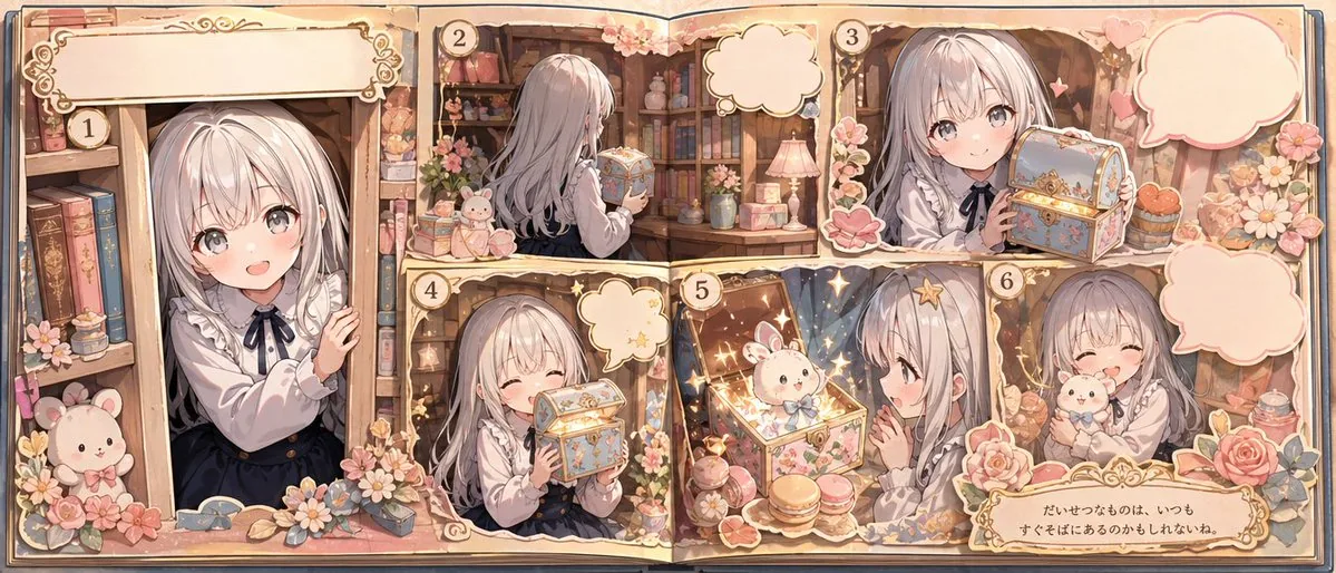 Whimsical Storybook Treasure Spread reference