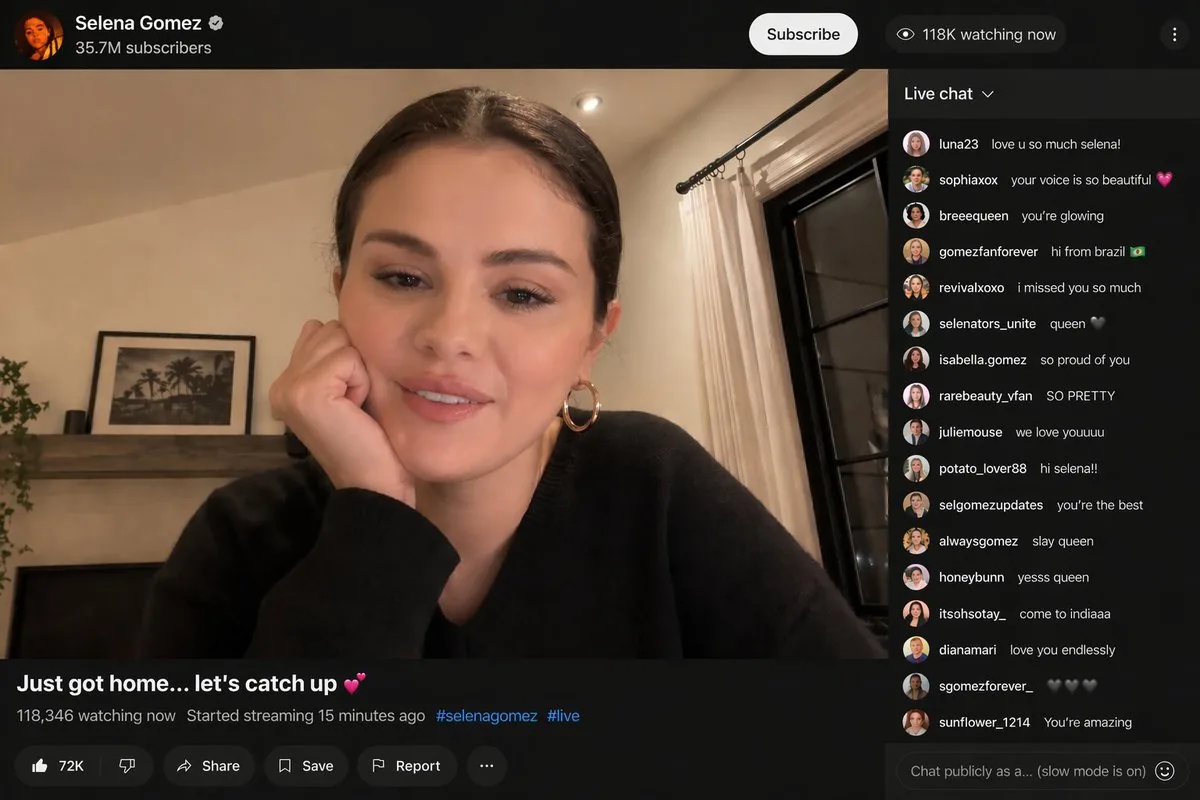 Celebrity Livestream Concept reference
