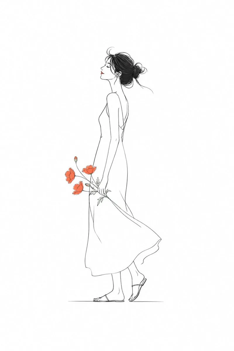 Minimalist Fashion Illustration reference