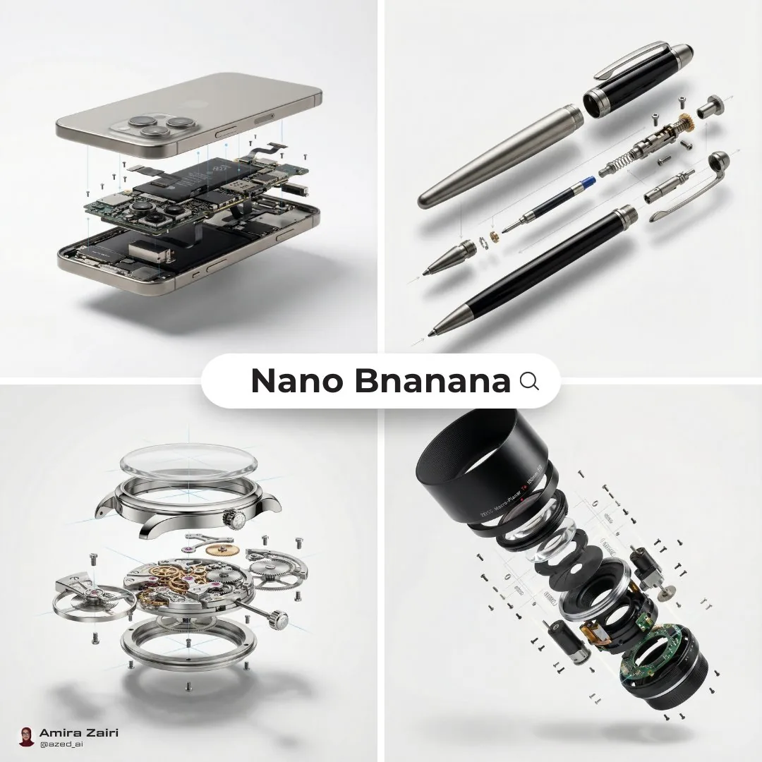 Exploded View Diagram Showing Internal Mechanical Structure reference