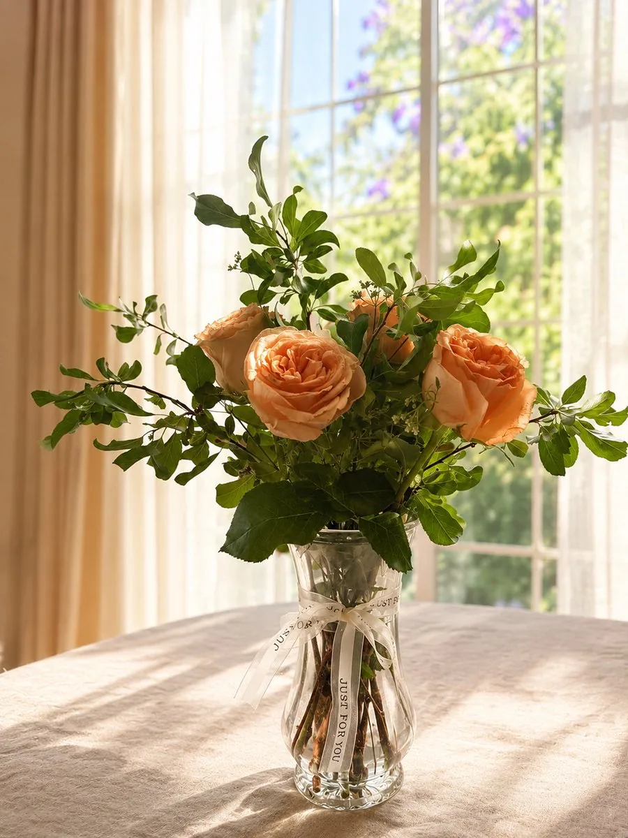 Sunlit Bouquet Photo Retouch reference