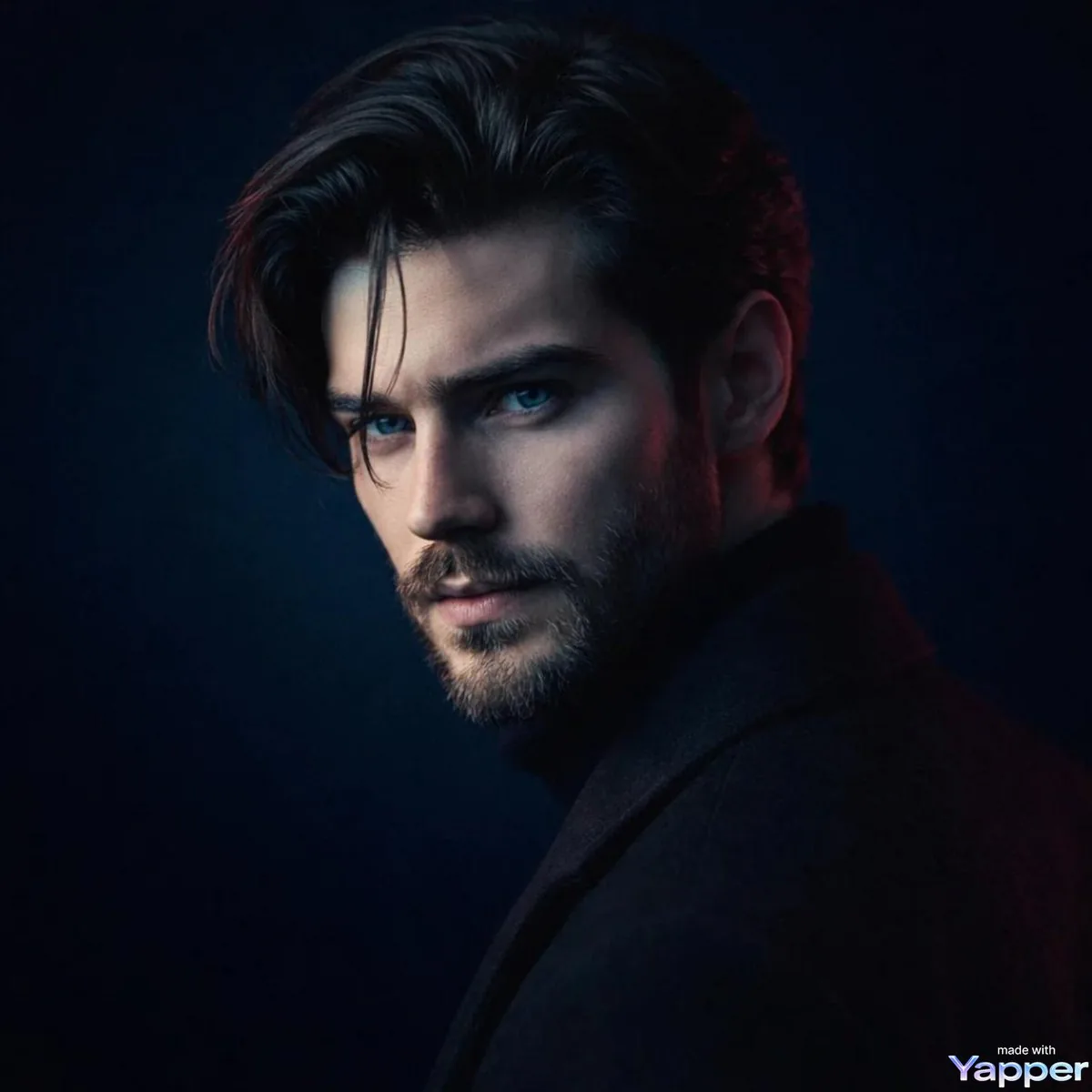 Cinematic Portrait of a Handsome Young Man reference