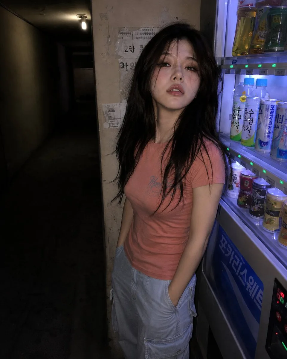 Nighttime Hallway Vending Machine Portrait reference