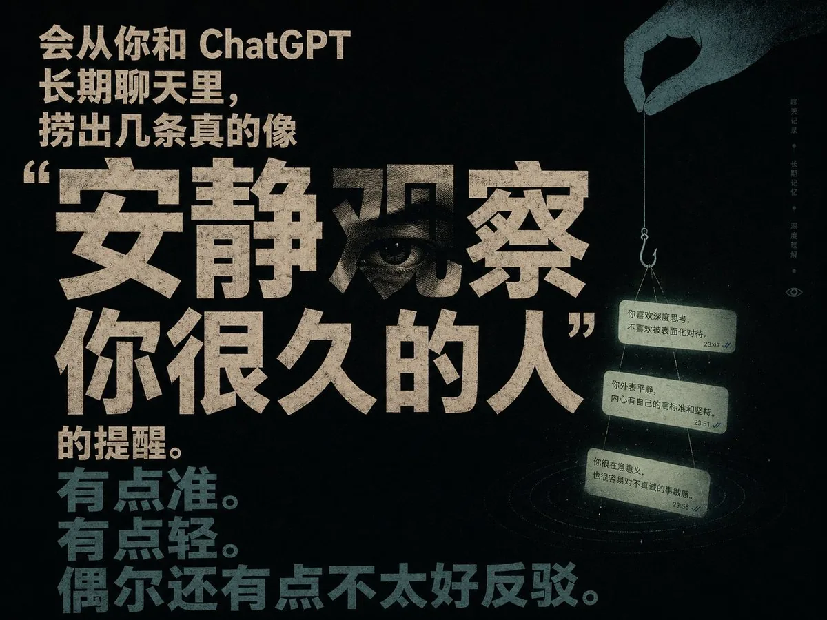 Quiet Observation ChatGPT Memory Poster reference