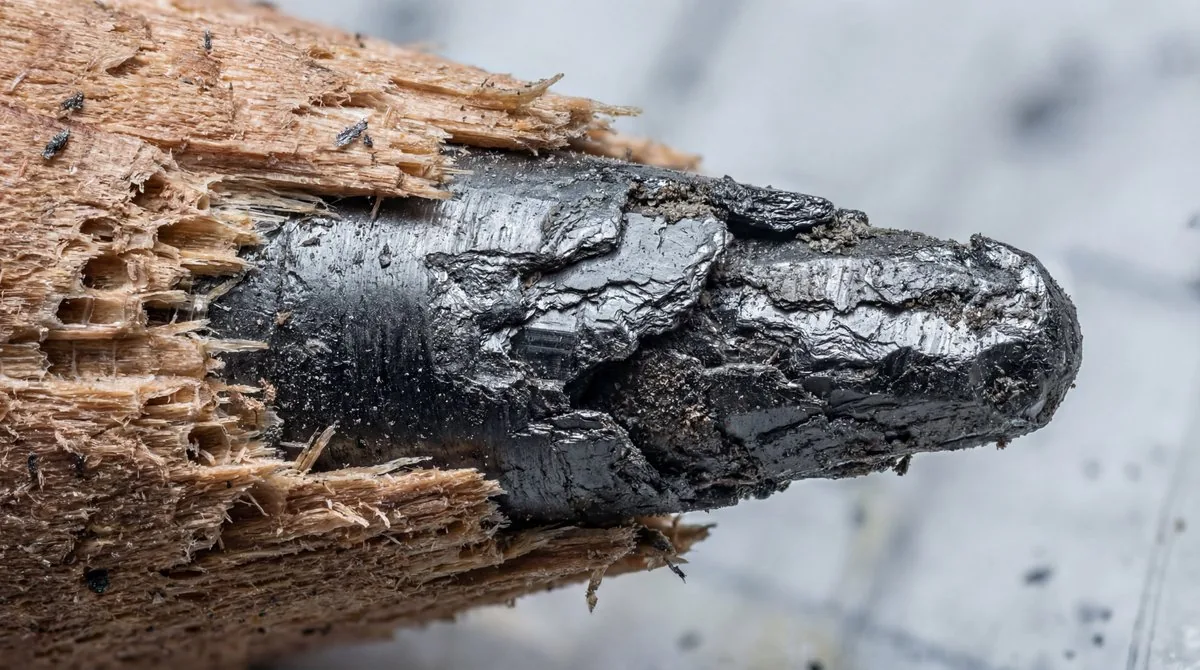 Microscopic View of a Pencil Tip reference
