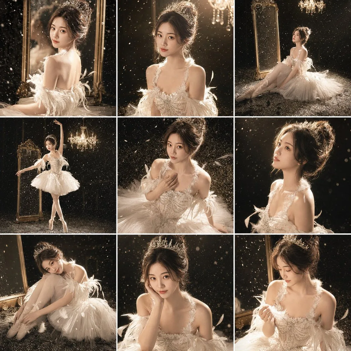 Luxury Studio Ballet Portrait Grid reference