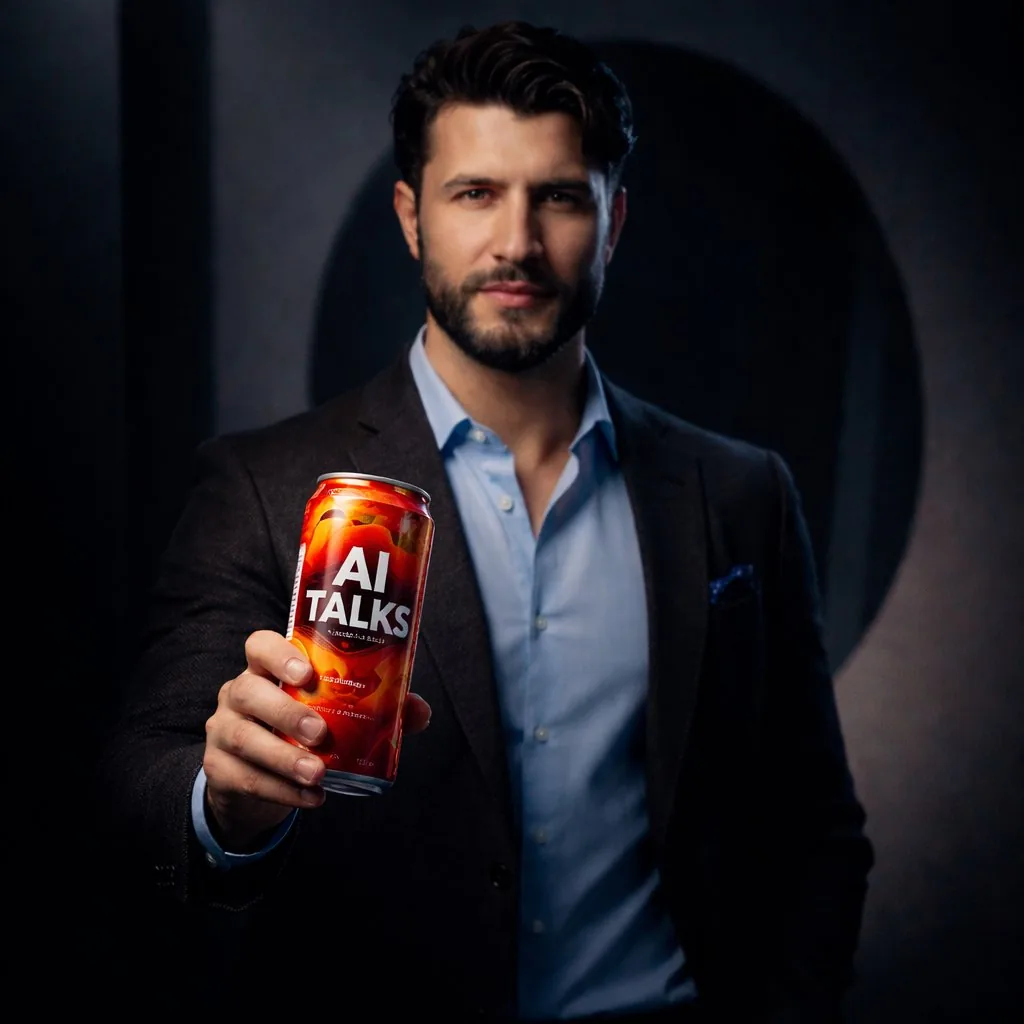 Ultra-realistic Product Shot with Dramatic Split Lighting reference