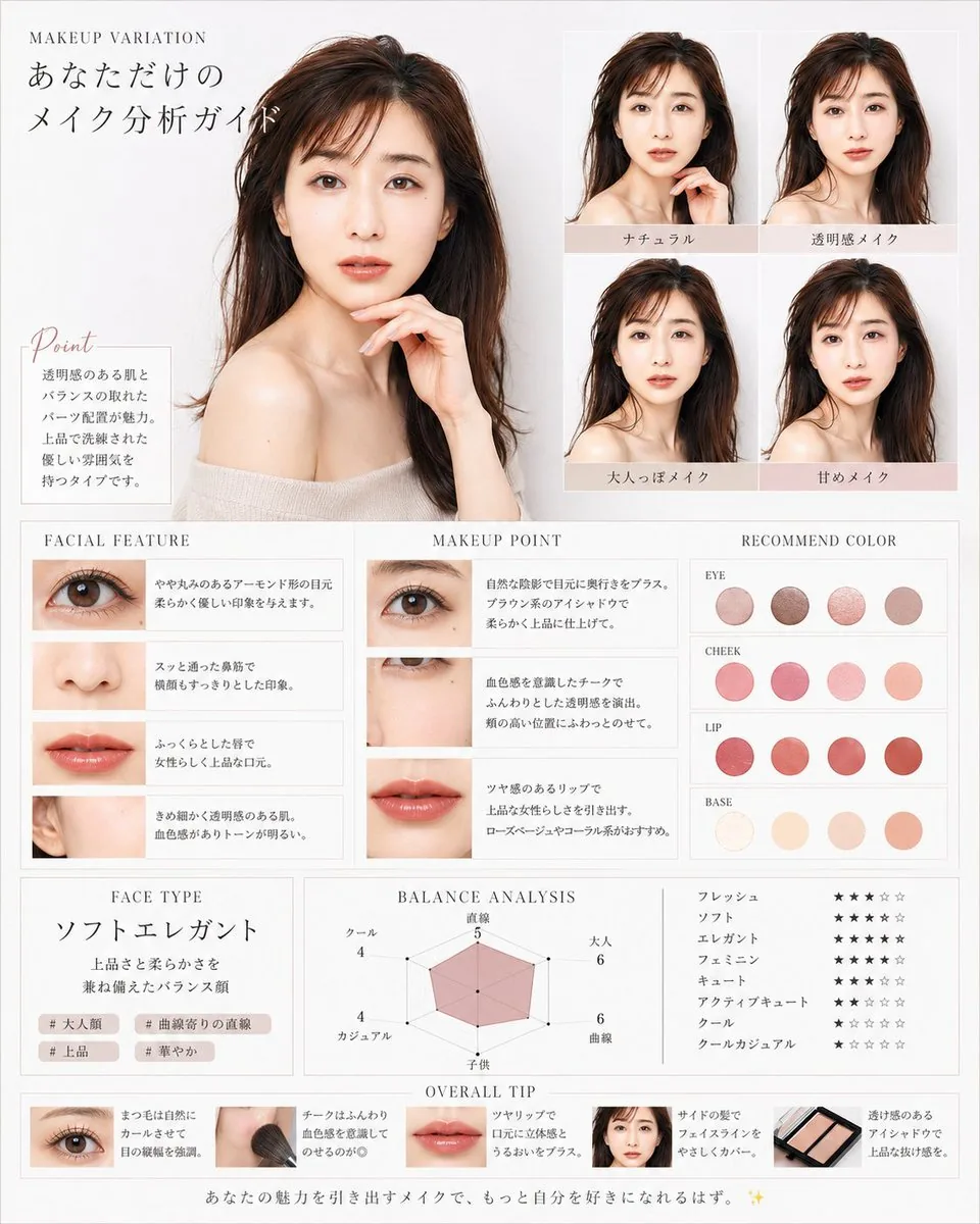 Korean Makeup Analysis Guide reference