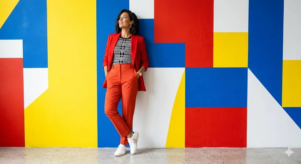Geometric Abstract Fashion Editorial reference