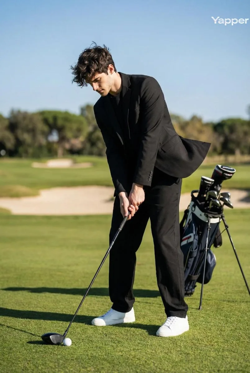 Cinematic Portrait of a Golfer - Nano Banana Pro AI Prompt for Social Media Post reference