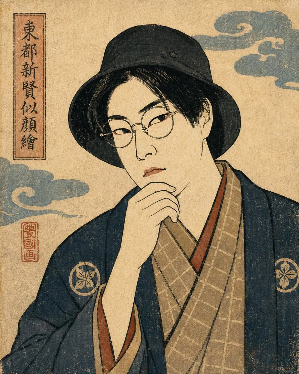 Ukiyo-e Portrait Transformation reference