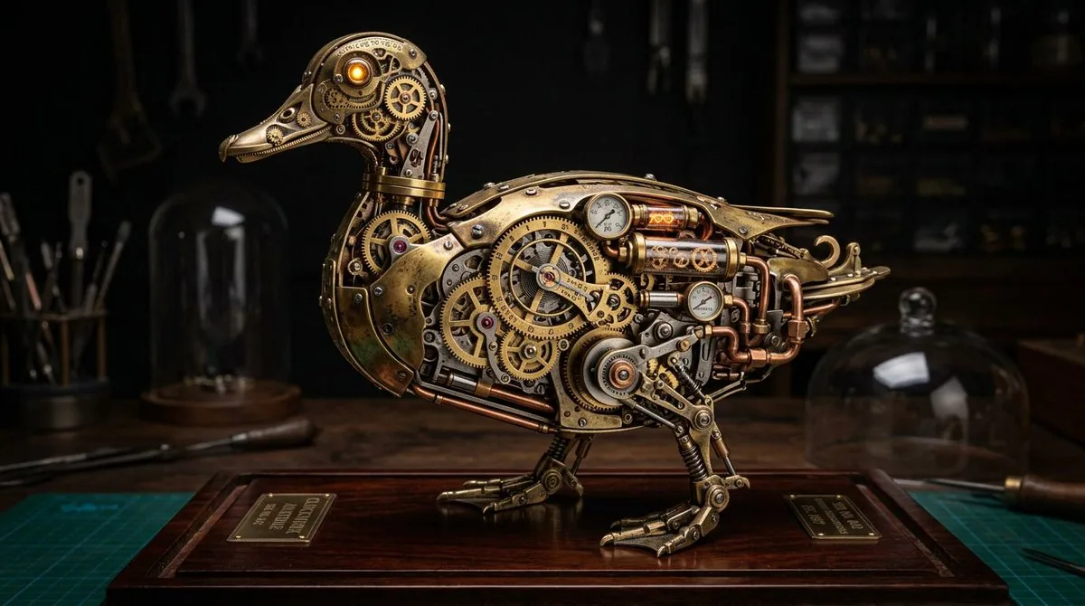Steampunk Miniature Clockwork Machine reference