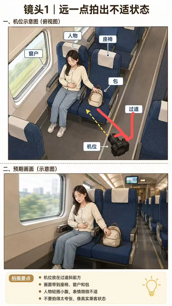 High-Speed Train Filming Storyboard reference