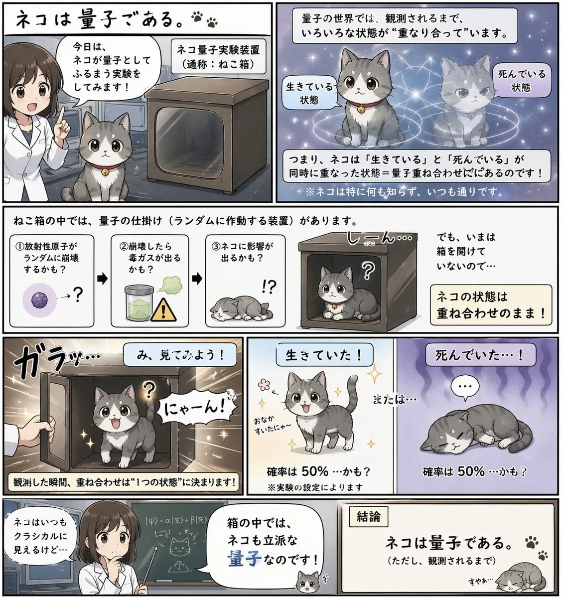 Quantum Cat Manga reference