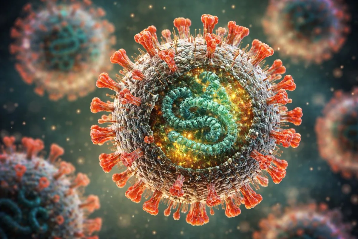 Scary Hantavirus Microscopic Visualization reference