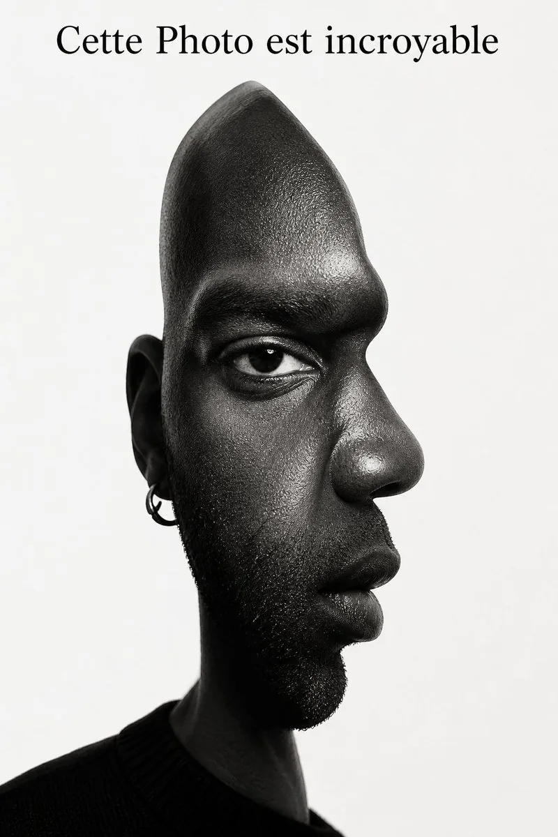 Surreal Optical Illusion Portrait reference