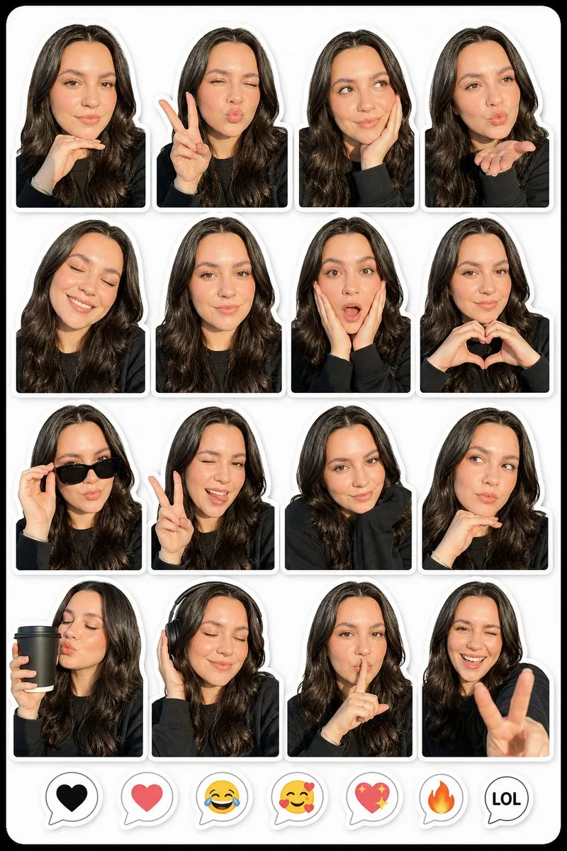 Photo to Realistic Sticker Pack reference