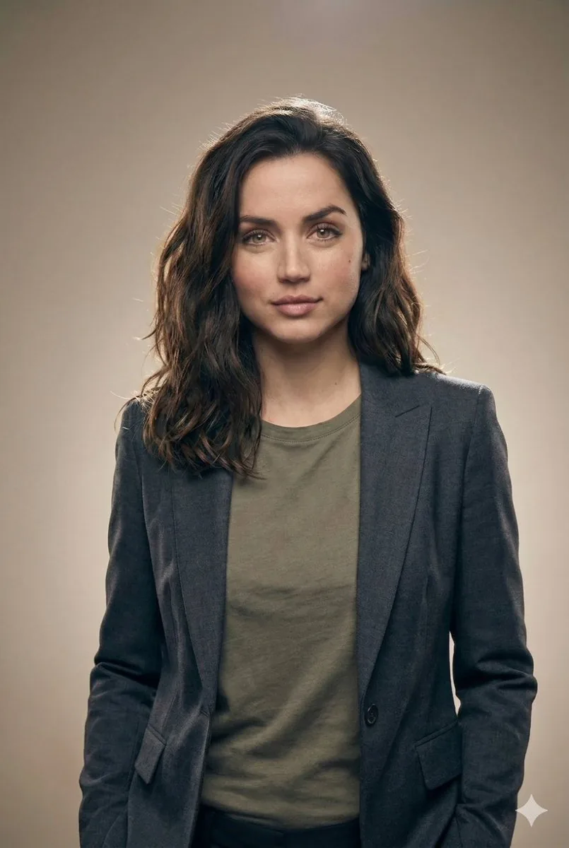Editorial Studio Portrait in Blazer reference