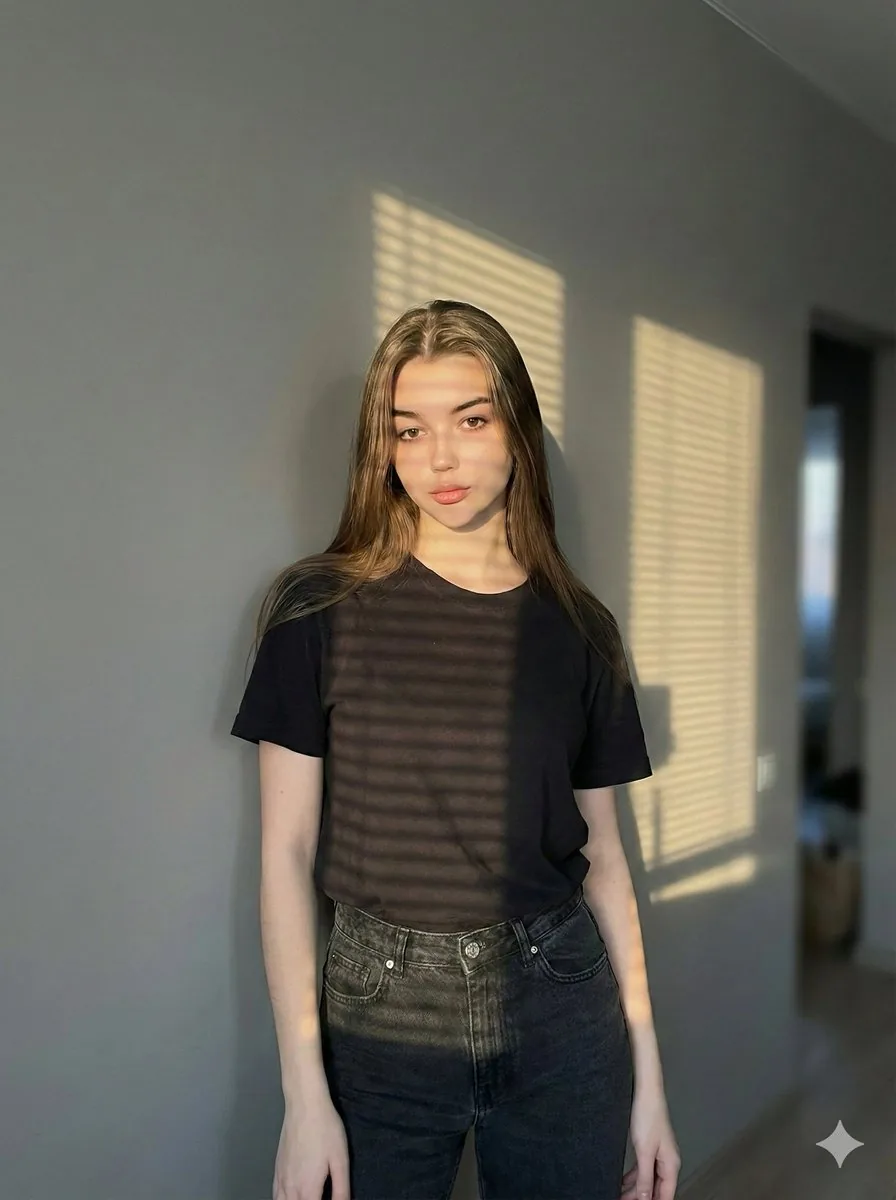 Chiaroscuro Window Portrait Prompt - Nano Banana Pro AI Prompt for Social Media Post reference