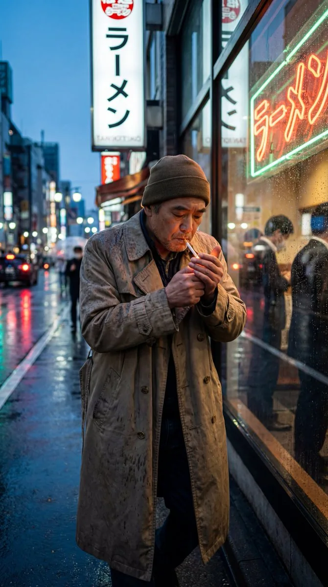 Template for Photoreal Artistic Street Photography - Nano Banana Pro AI Prompt for Social Media Post reference