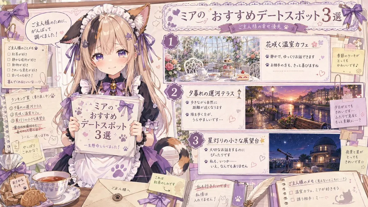 Catmaid Date Spot Recommendation Board reference