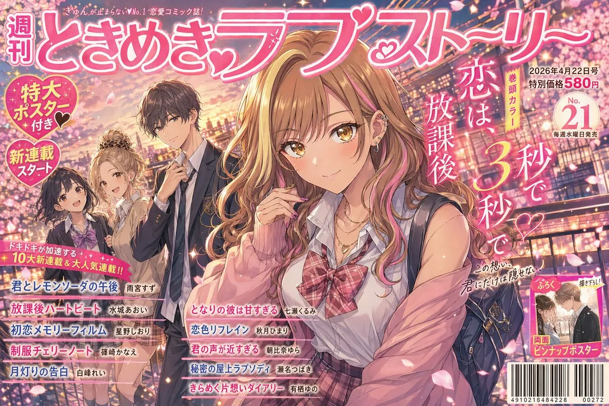 Shoujo Manga Magazine Cover reference