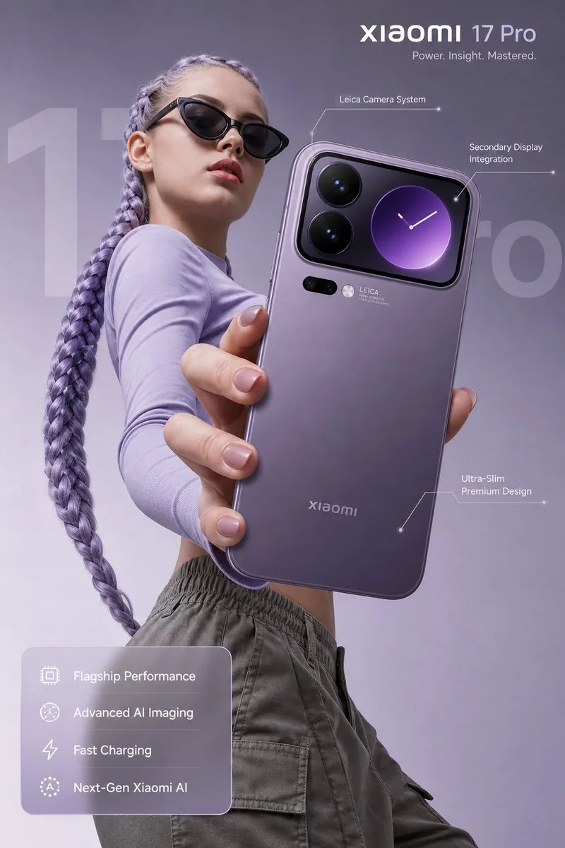 Luxury Smartphone Advertisement Poster reference