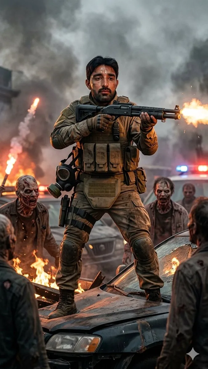Cinematic Frontline Warrior Last Stand reference