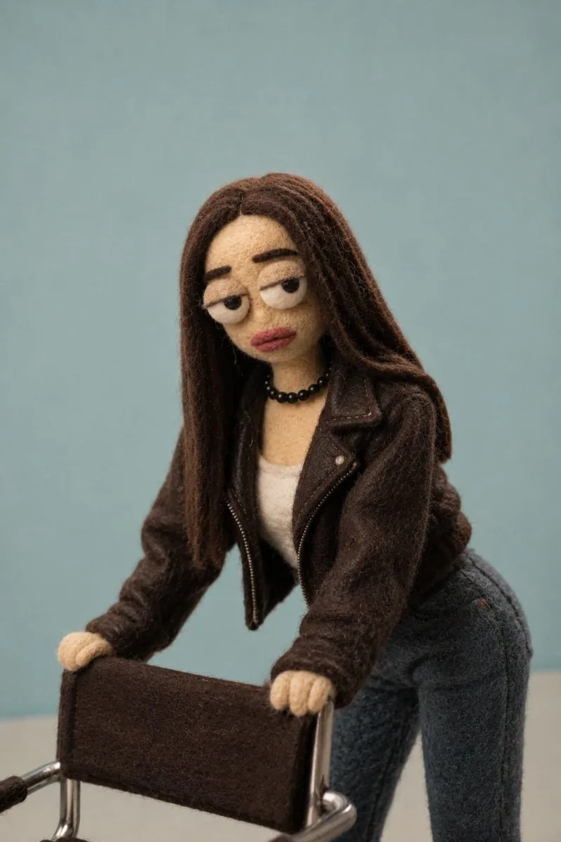Needle-Felt Stop-Motion Transformation reference