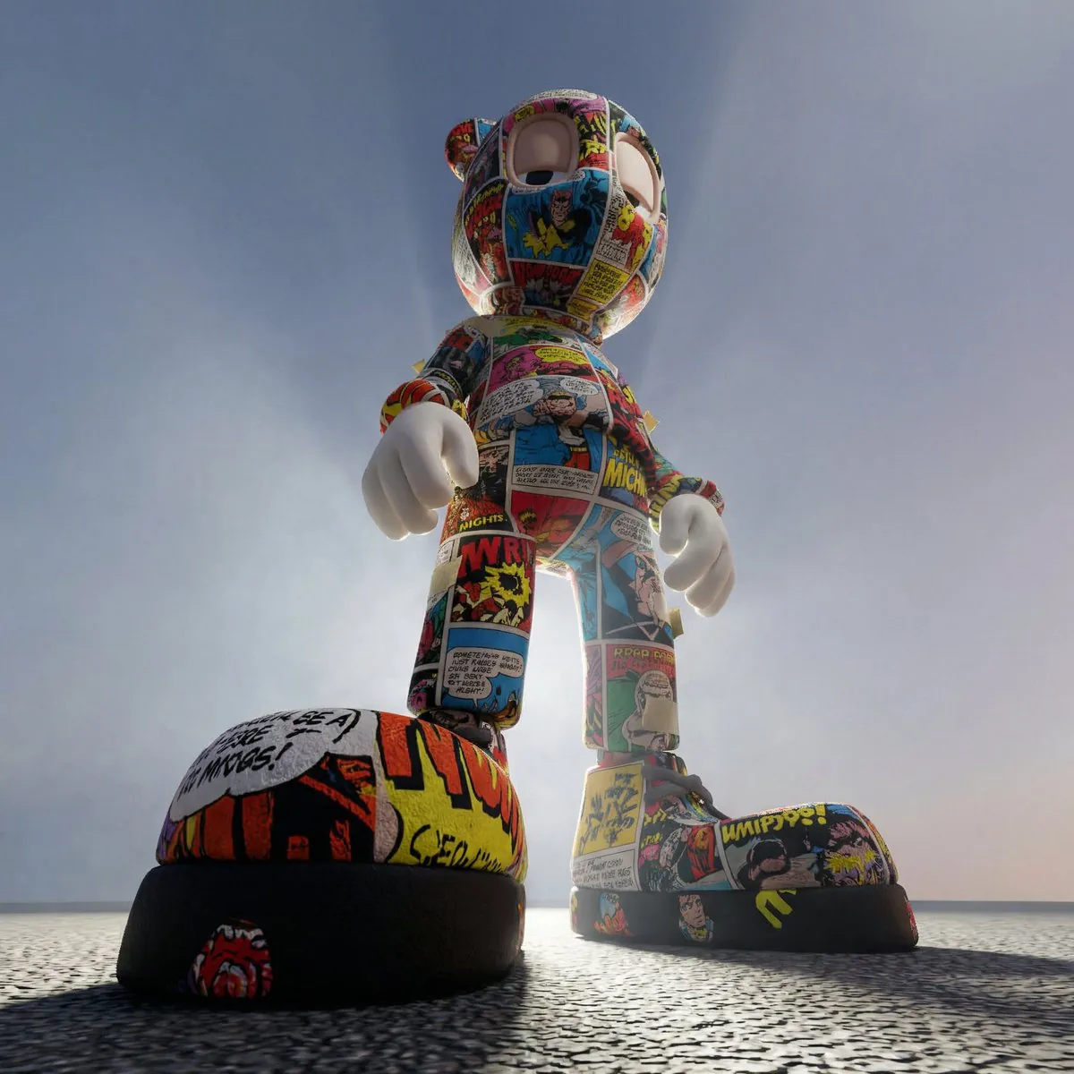 Worm's-Eye Perspective Character Shot (Likeness Preservation) - Nano Banana Pro AI Prompt for Game Asset reference
