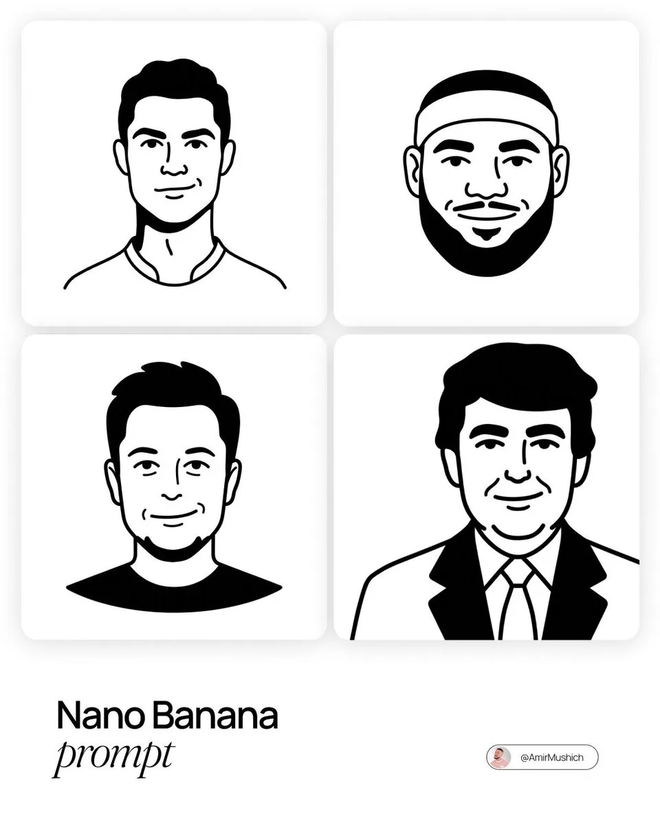 Notion-Styled Minimalist Illustrations Prompt reference