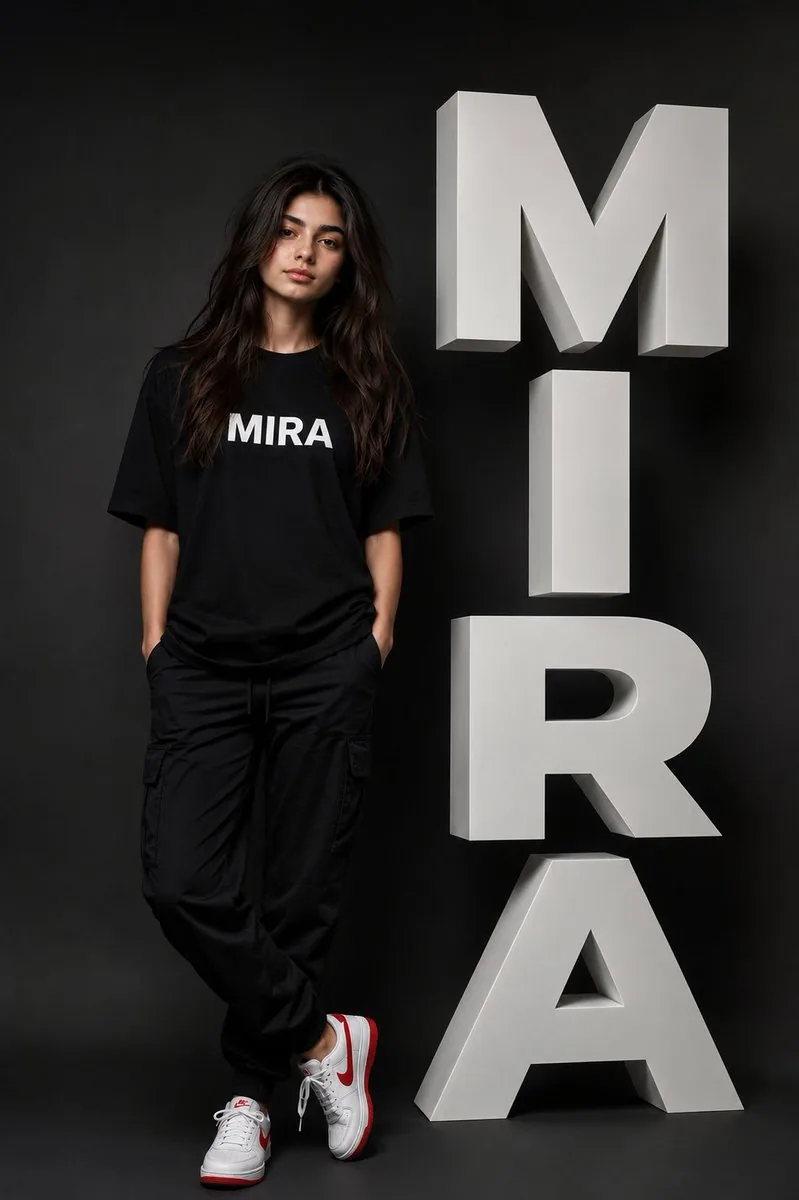 Ultra-Realistic Fashion Typography Poster reference