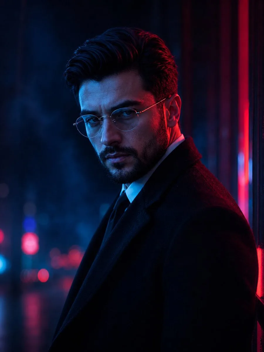 Elite Masculine Fashion Portrait reference