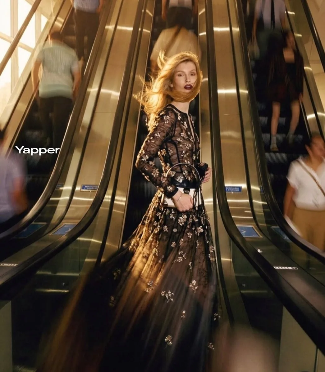 Cinematic Fashion Photograph with Motion Blur reference