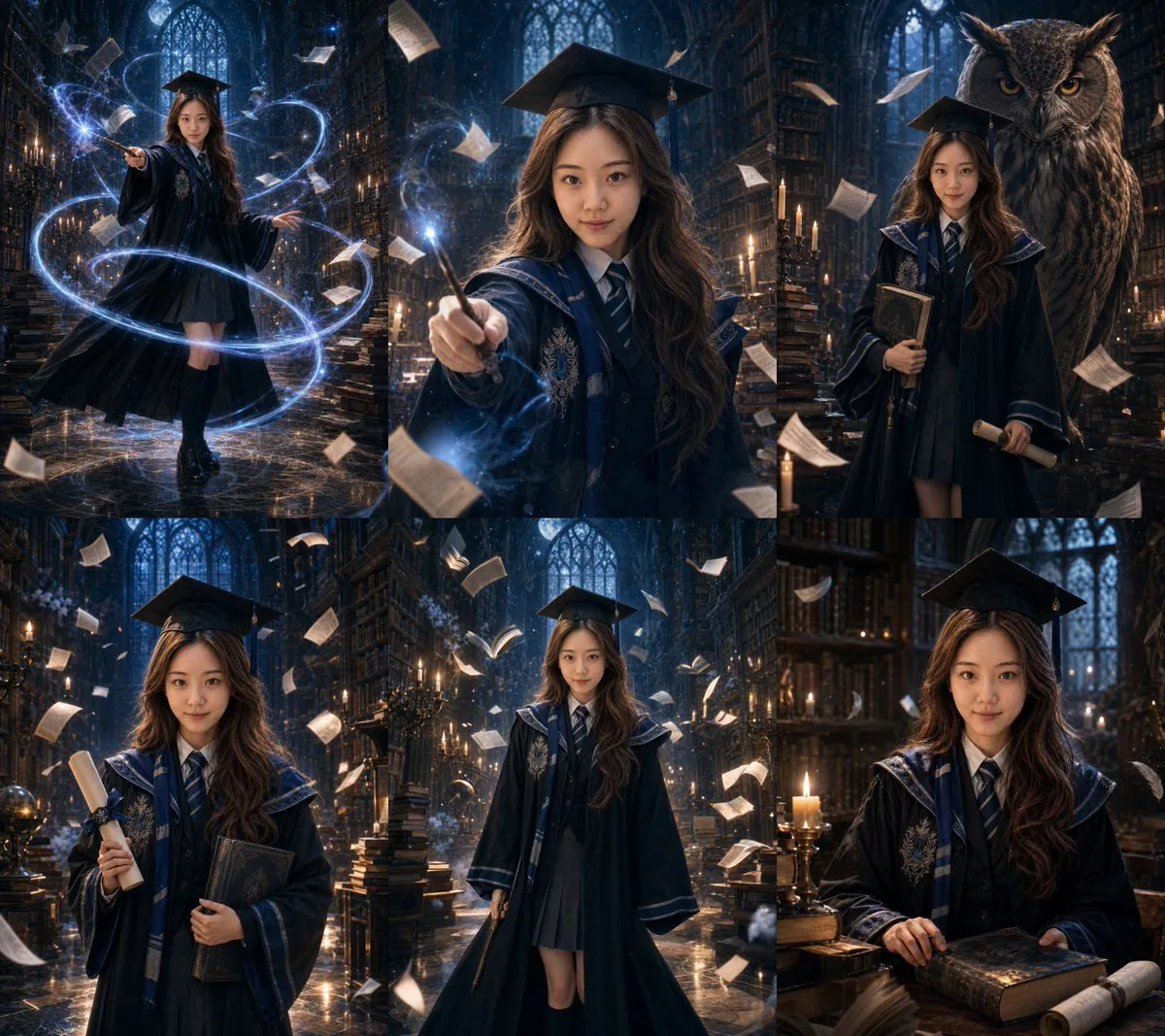 Magic Academy Graduation Portrait System reference