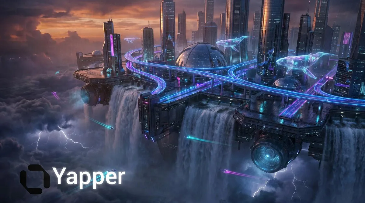 Cyberpunk Floating Megacity reference
