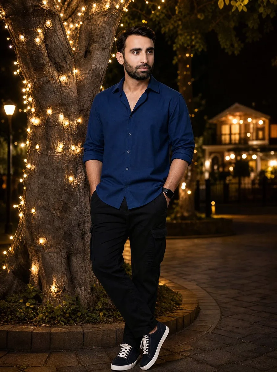 Night Portrait by Fairy Light Tree reference