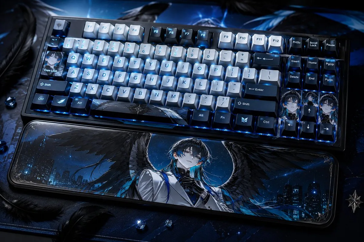Character-Themed Custom Keyboard reference