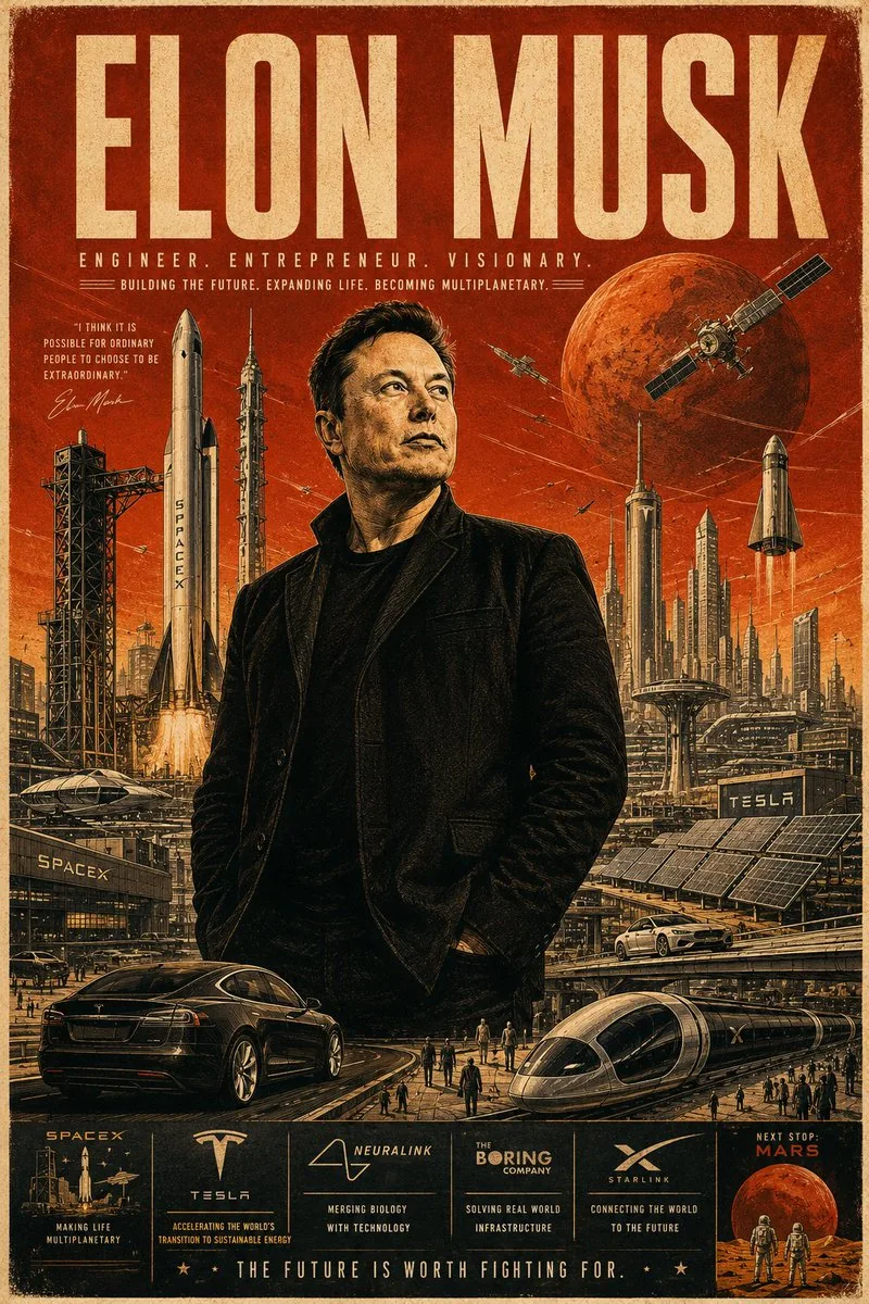Retro Sci-Fi Propaganda Poster reference