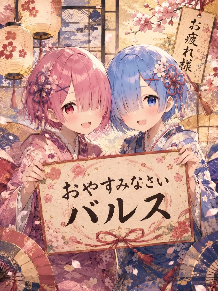Anime Sakura Goodnight Festival Scene reference