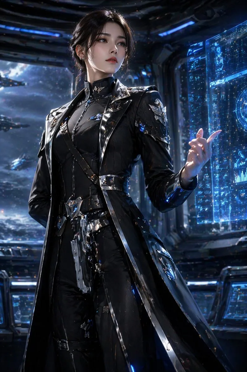 Sci-Fi Commander Portrait reference