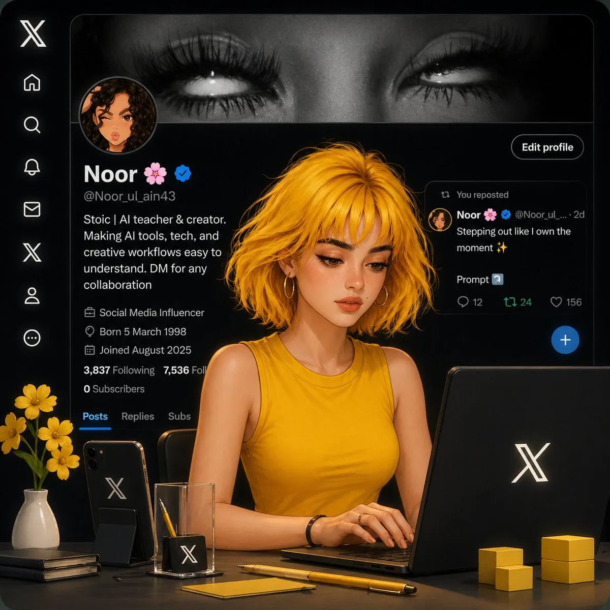 Aesthetic Creator Workspace reference