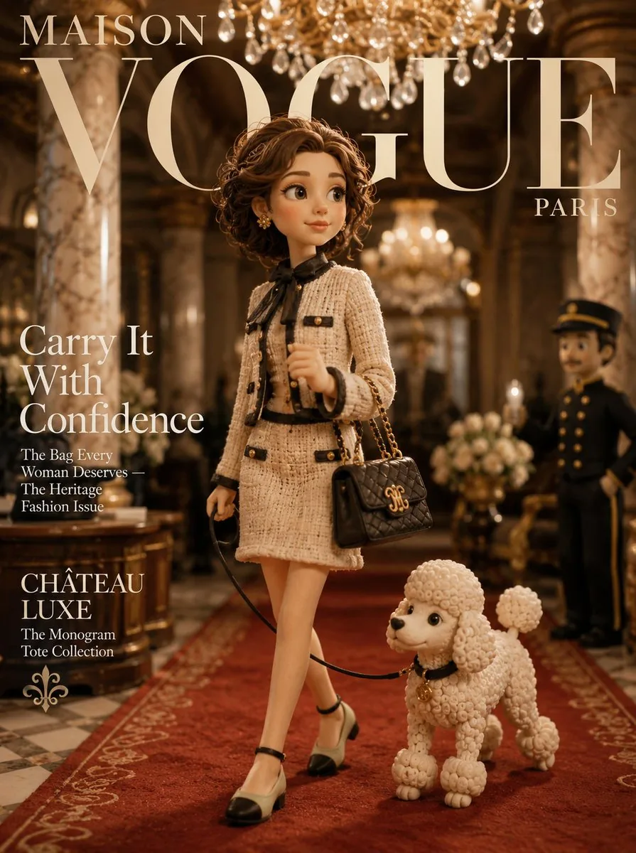 Maison Vogue Claymation Fashion Cover reference