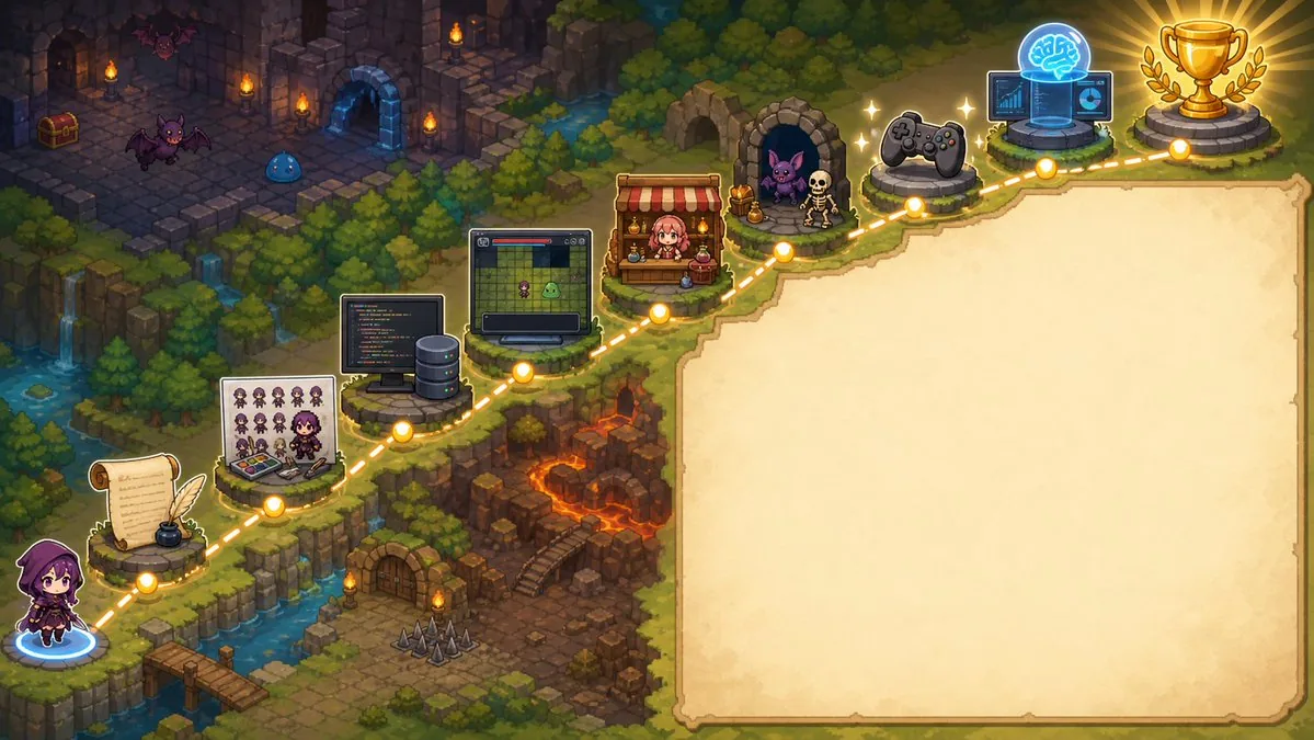 Pixel Art Game Development Roadmap reference
