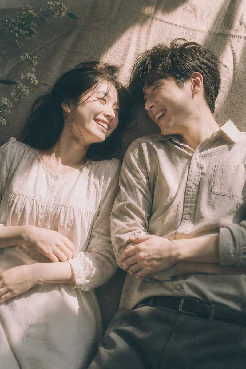 Japanese Cinematic Couple Portrait reference