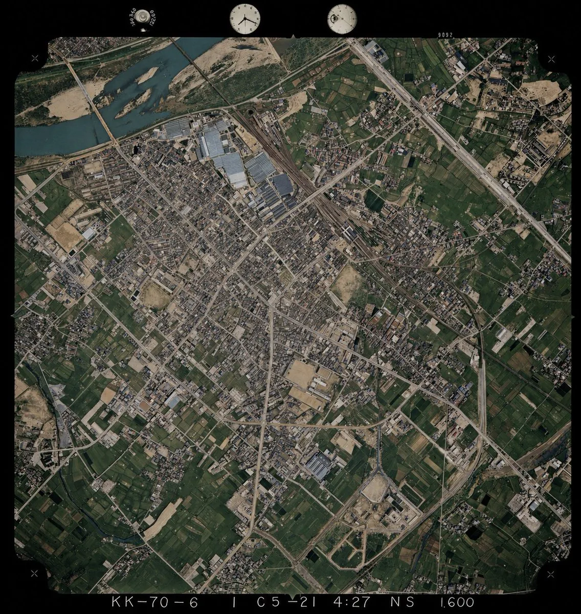 Colorize Historical Aerial Photo reference