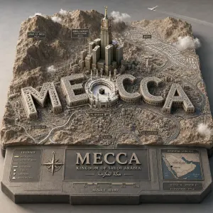 3D Cartographic City Diorama