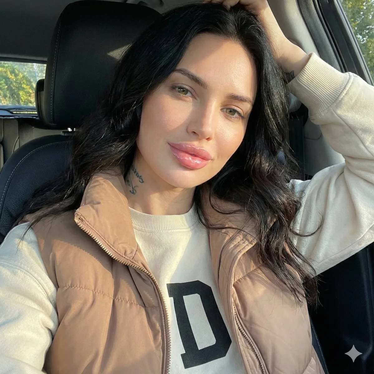 Structured Prompt for Car Selfie Portrait - Nano Banana Pro AI Prompt for Social Media Post reference