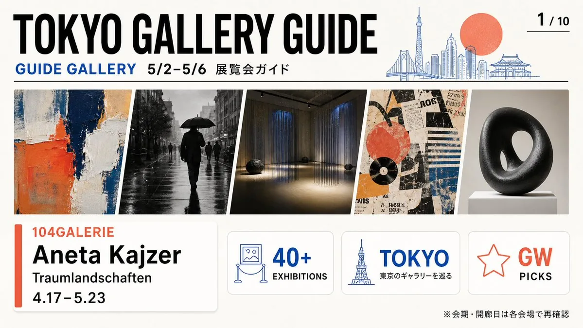 Tokyo Gallery Guide Brochure reference