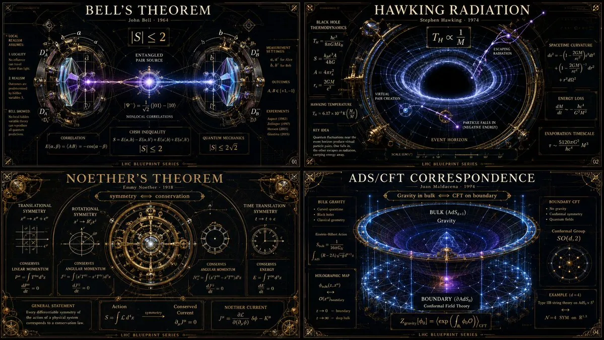 Advanced Physics Paradox Infographic reference